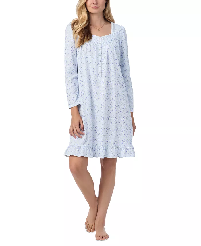 

Женская хлопковая ночная сорочка Ditsy Floral Eileen West, белый