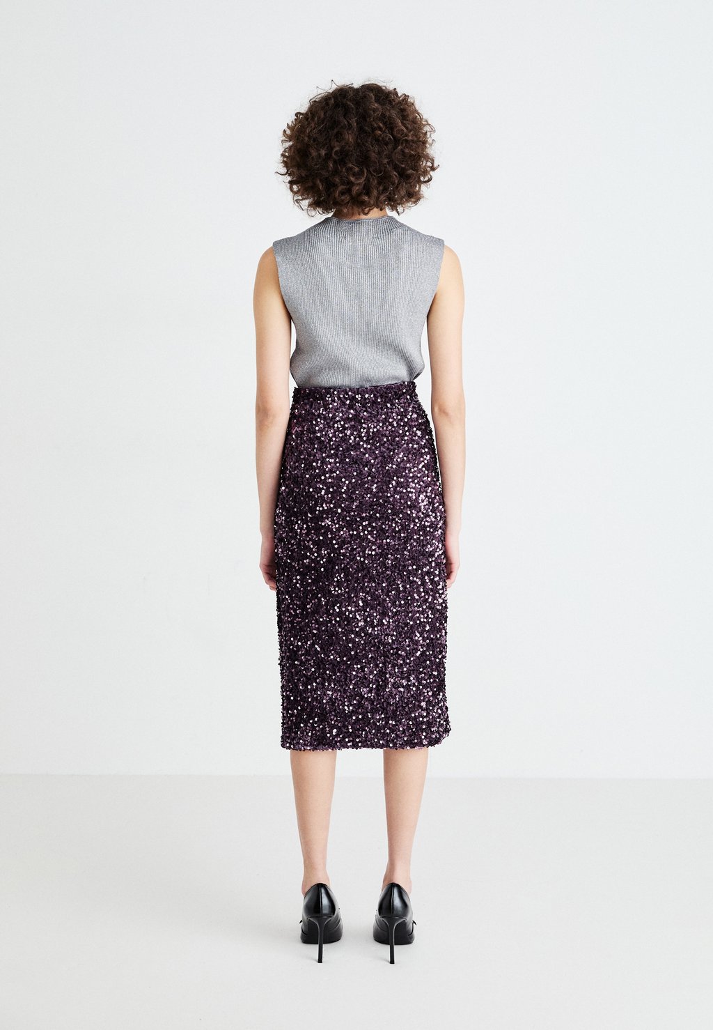 

Юбка-карандаш VMBELLA MIDI SKIRT Vero Moda, темно-фиолетовый