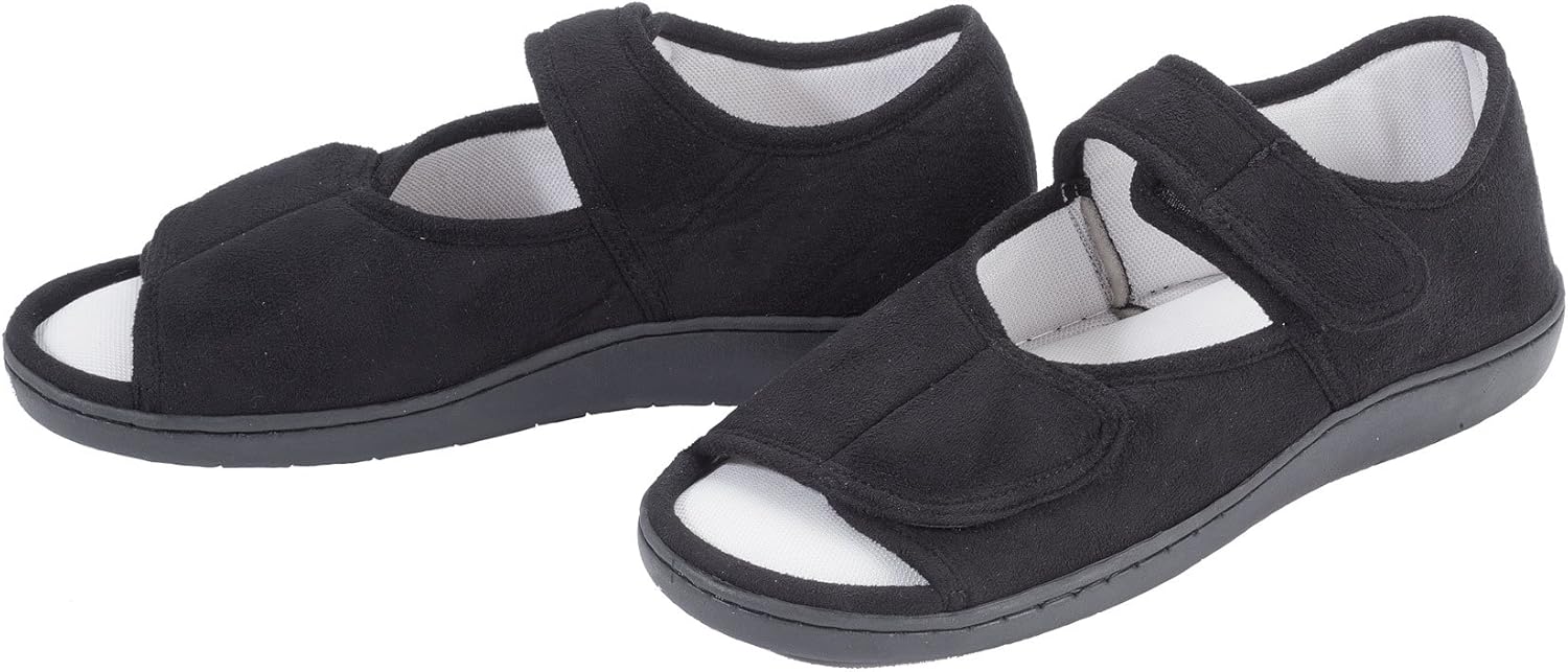 

Регулируемые тапочки EasyComforts с эффектом памяти Fox Valley Traders, черный