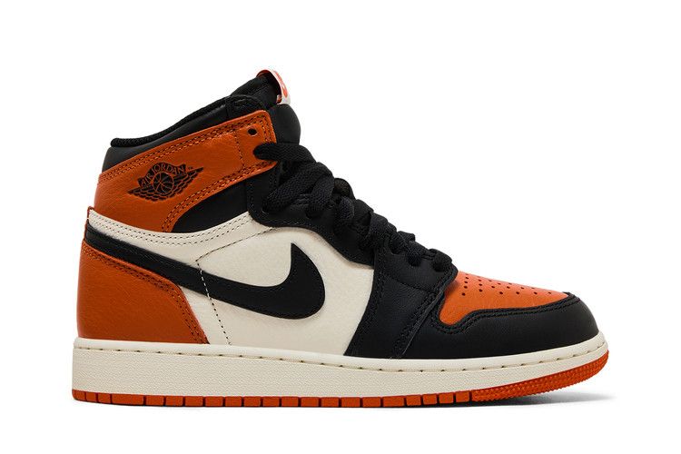 Кроссовки Air Jordan Air Jordan 1 Retro High OG GS 'Shattered Backboard' 2025, оранжевый — фото 2
