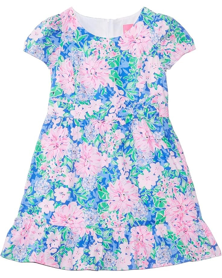 

Платье Lilly Pulitzer Kids Alexandra Dress, цвет Multi Spring In Your Step