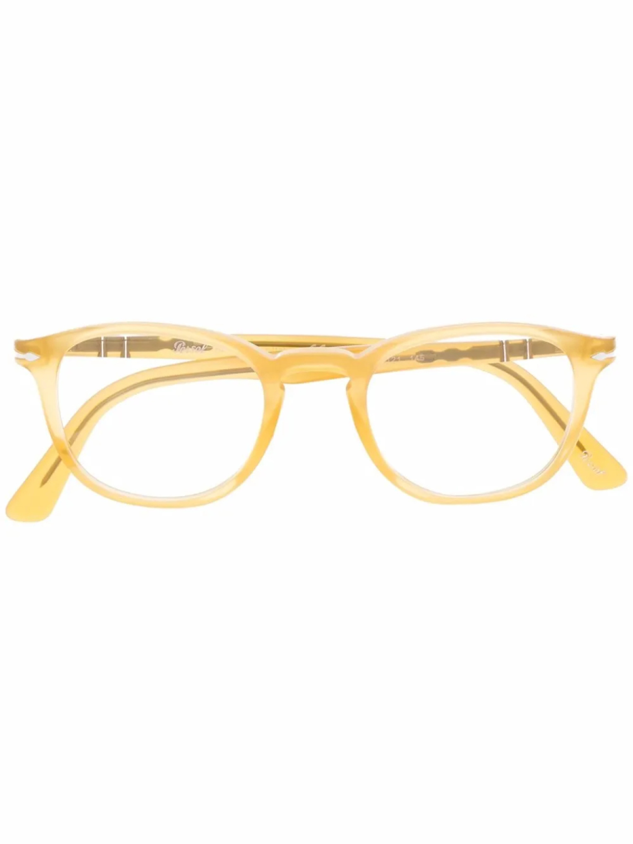 

Очки в квадратной оправе с логотипом Persol, желтый