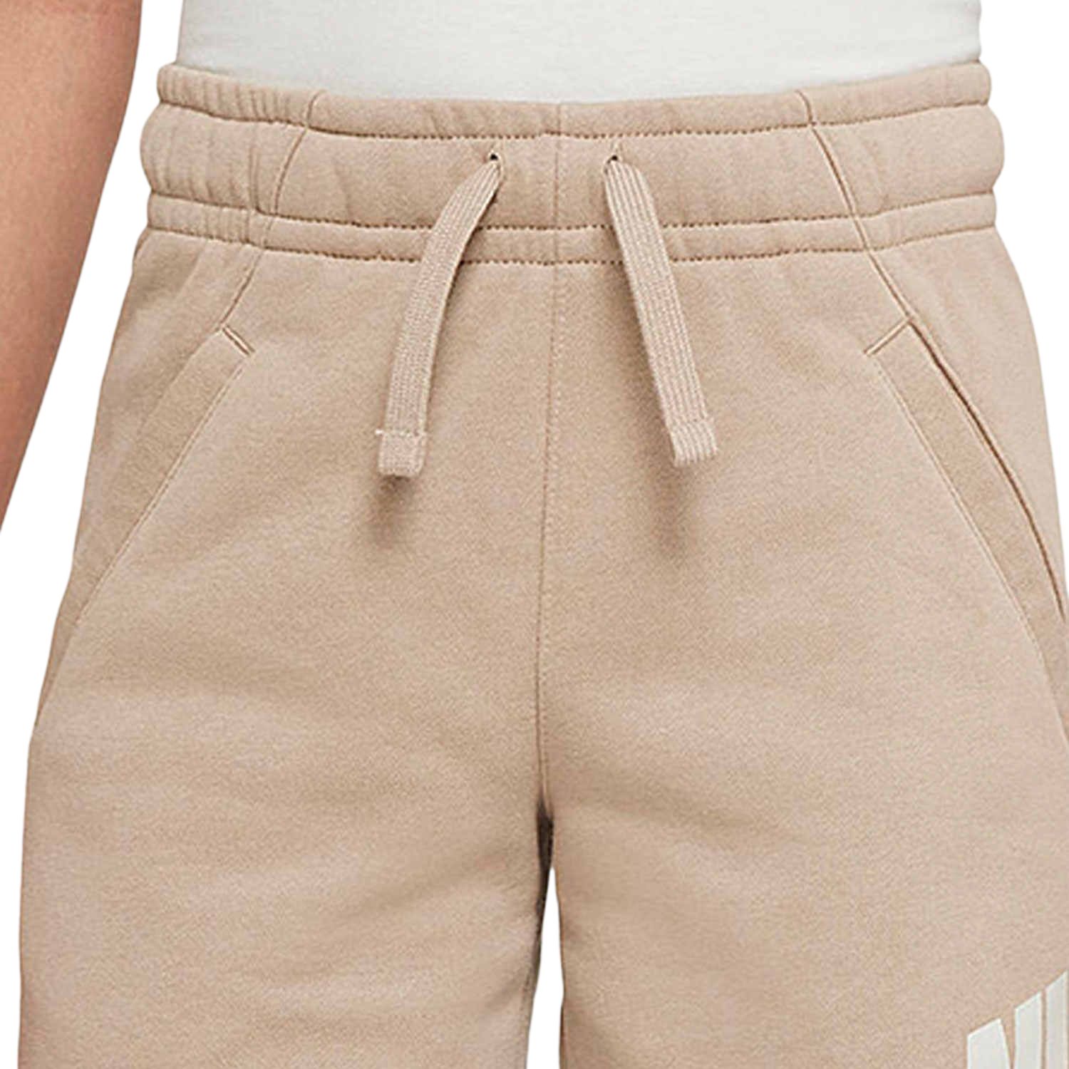Короткие шорты для младших школьников Grade School Nike, бежевый — фото 3