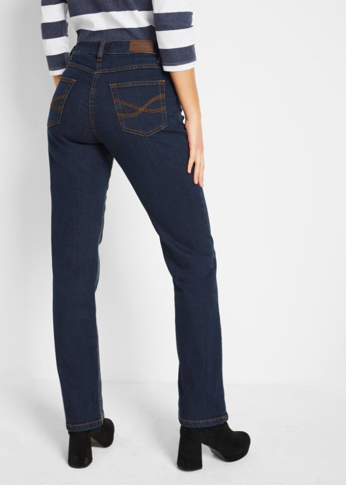 Прямые эластичные джинсы-бестселлер John Baner Jeanswear, синий — фото 4