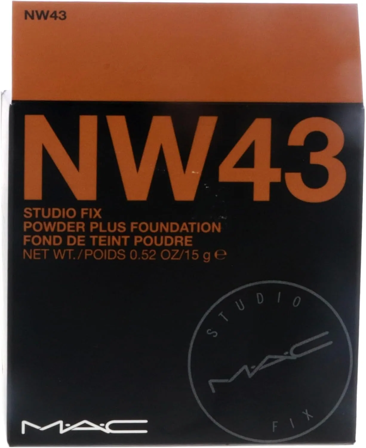Пудра Mac Studio Fix Powder Plus Foundation, NW43, 15 г, оранжевый — фото 2