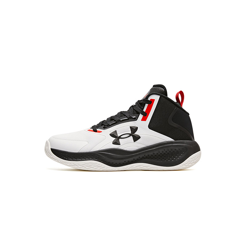 

Коллекция Basketball высокие детские баскетбольные кроссовки Kids' Under Armour, черно-белый
