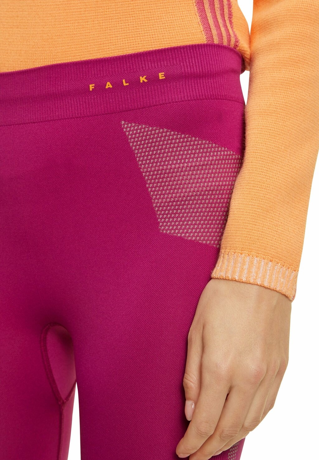 

Спортивные брюки 3/4 FALKE, сияющая орхидея Maximum Warm Functional Underwear For Cold To Very Cold Conditions