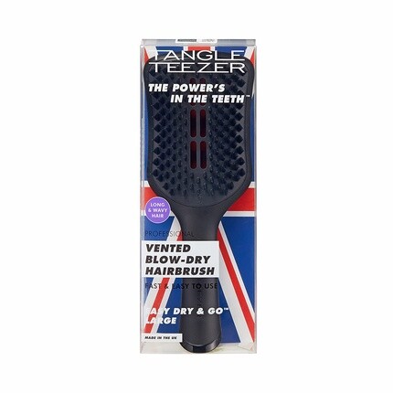 Щетка для волос Easy Dry And Go с вентиляцией, темно-черная, большая, Tangle Teezer — фото 3