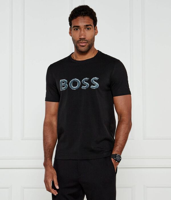 

Футболка с логотипом Regular fit Boss Green, черный