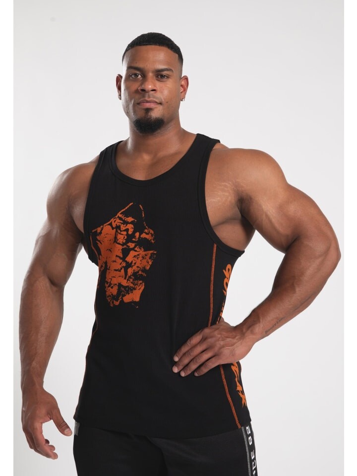 

Функциональная рубашка Gorilla Wear Monterey Tank Top - Schwarz/Orange
