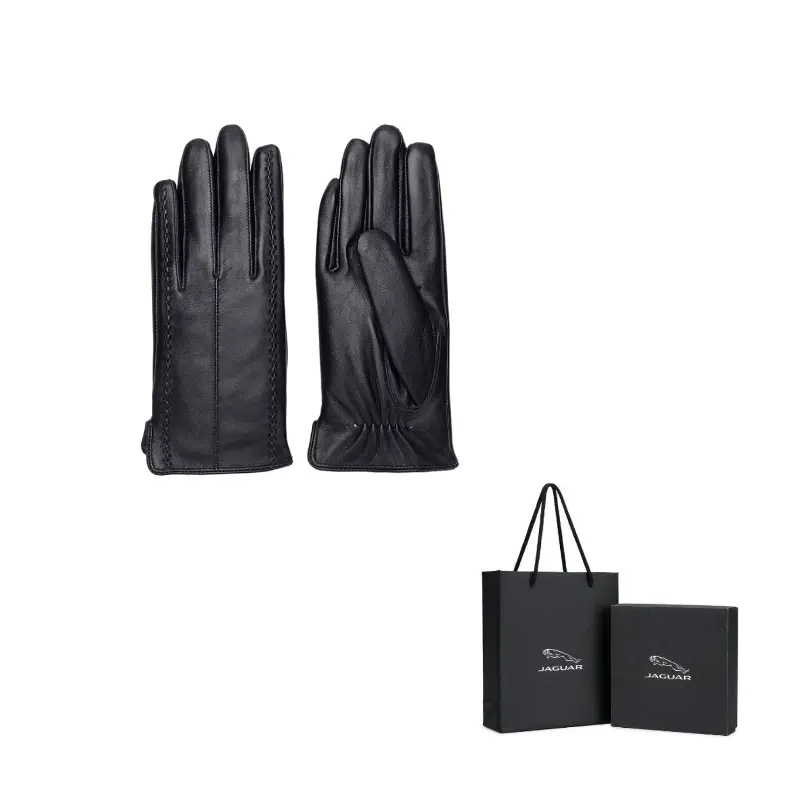 

JAGUAR Женские перчатки из овчины, Black
