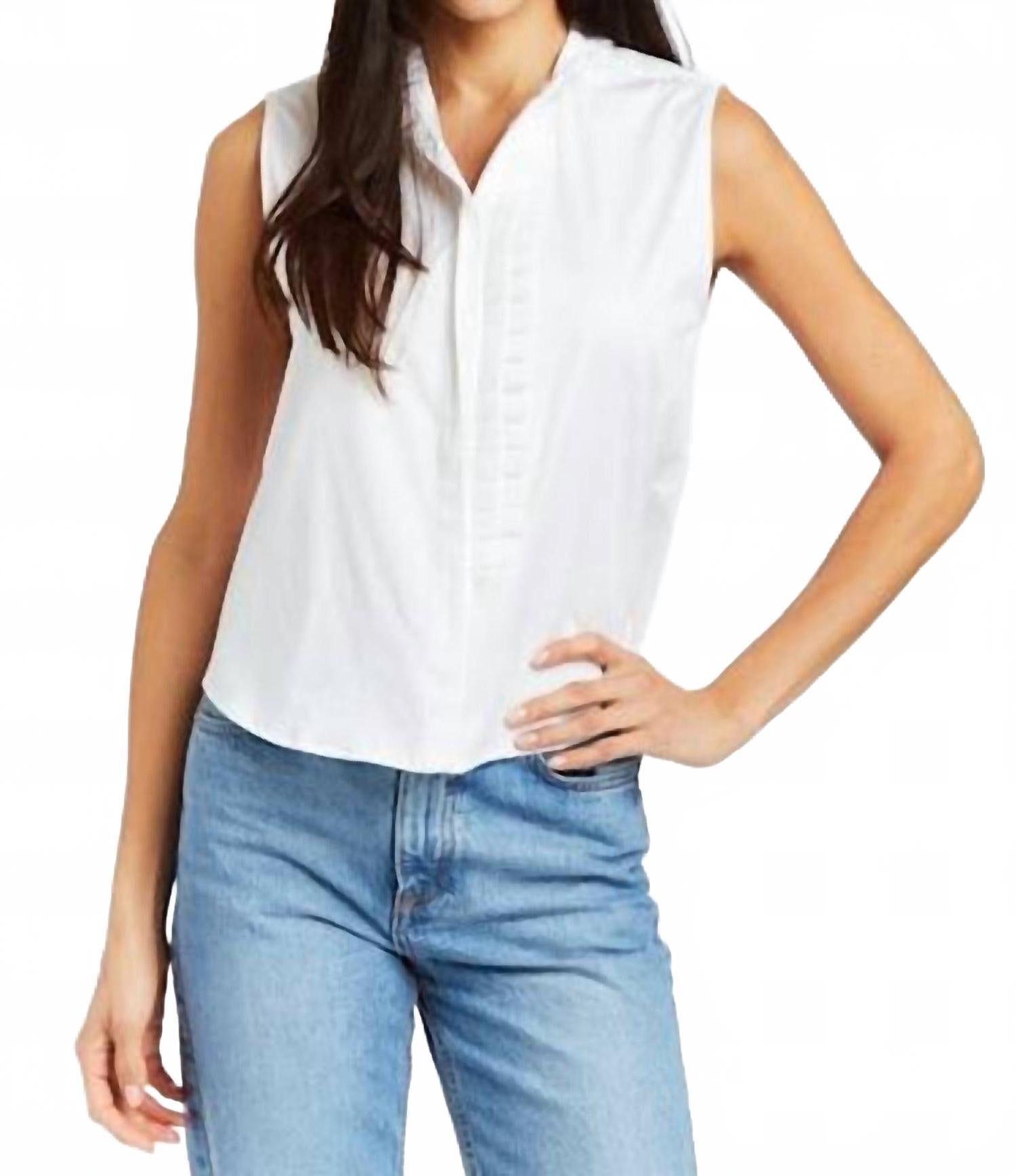 

Женская блузка Arabella в белом цвете DREW