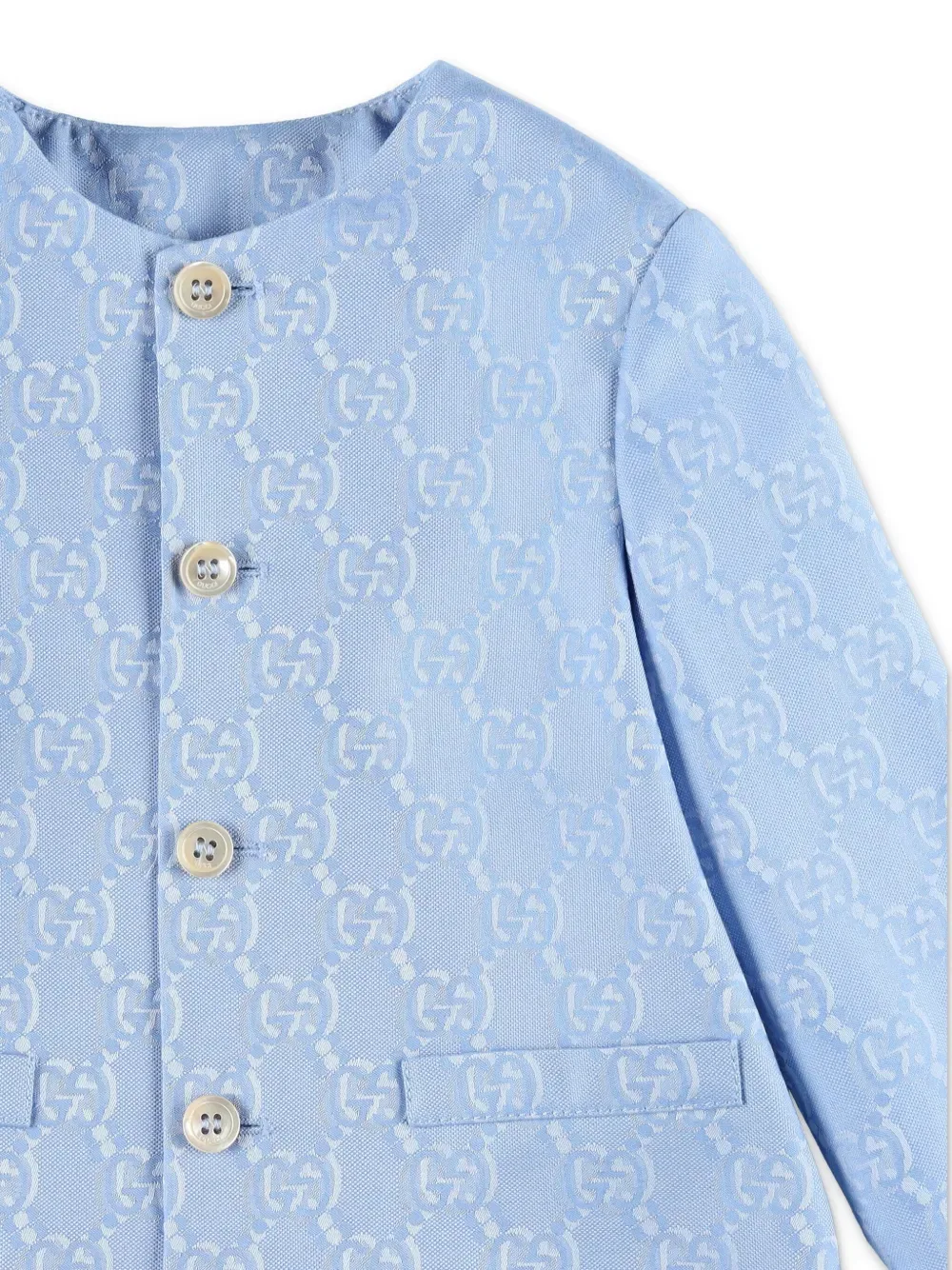 Куртка Gg Supreme Gucci Kids, синий — фото 3