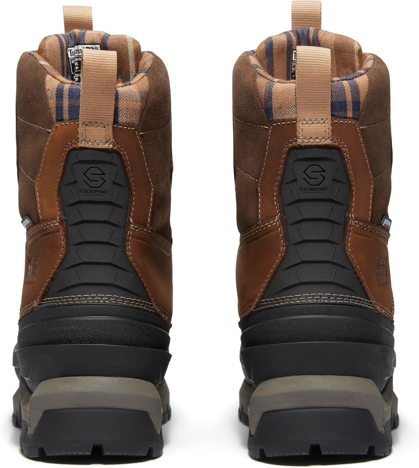 Timberland PRO Siberian, мужские, коричневые, с композитным мыском, EH, PR, водостойкие/утепленные, противоскользящие, 8 дюймов, рабочие ботинки, Medium Brown — фото 3