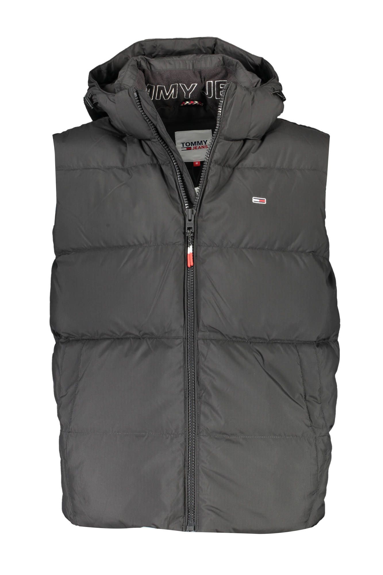 

Черная мужская куртка без рукавов из полиэстера Tommy Hilfiger