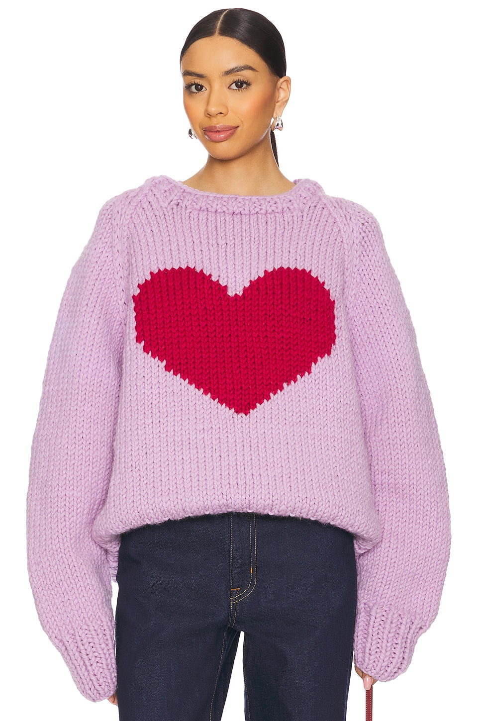 

Свитер с сердцем Gogo Sweaters, lilac