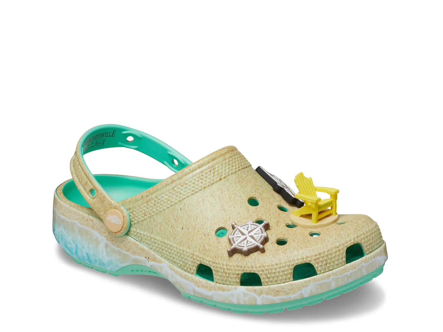 

Сабо Margaritaville Beach Classic Clog Crocs, зеленый