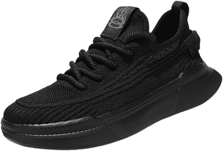 

Мужские спортивные кроссовки - комфортные и дышащие, повседневный стиль на шнурках, подходят для ежедневной носки Fusecottc, черный