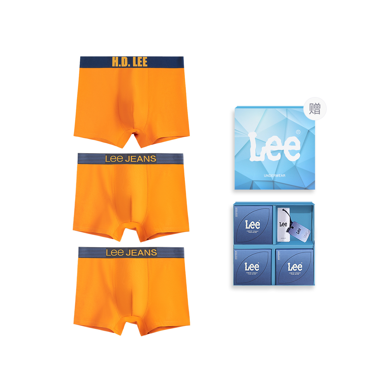 

Lee Подарочный набор мужского белья Xline, 3 штуки