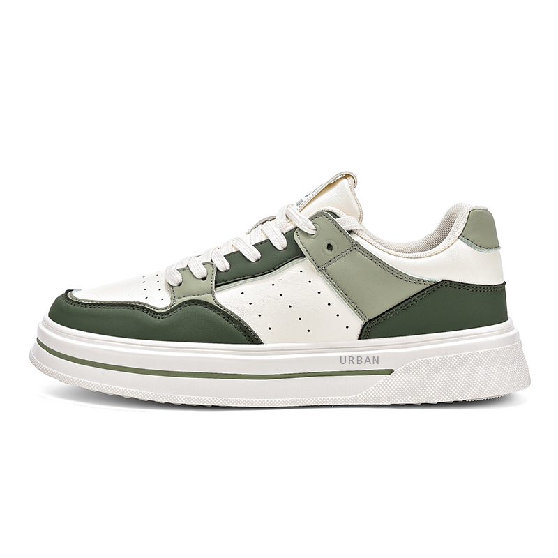 

URBAN AUTHENTIC Скользоустойчивые, износостойкие, легкие, дышащие лоу-топ скейтборд-кроссовки унисекс зеленые, цвет Green