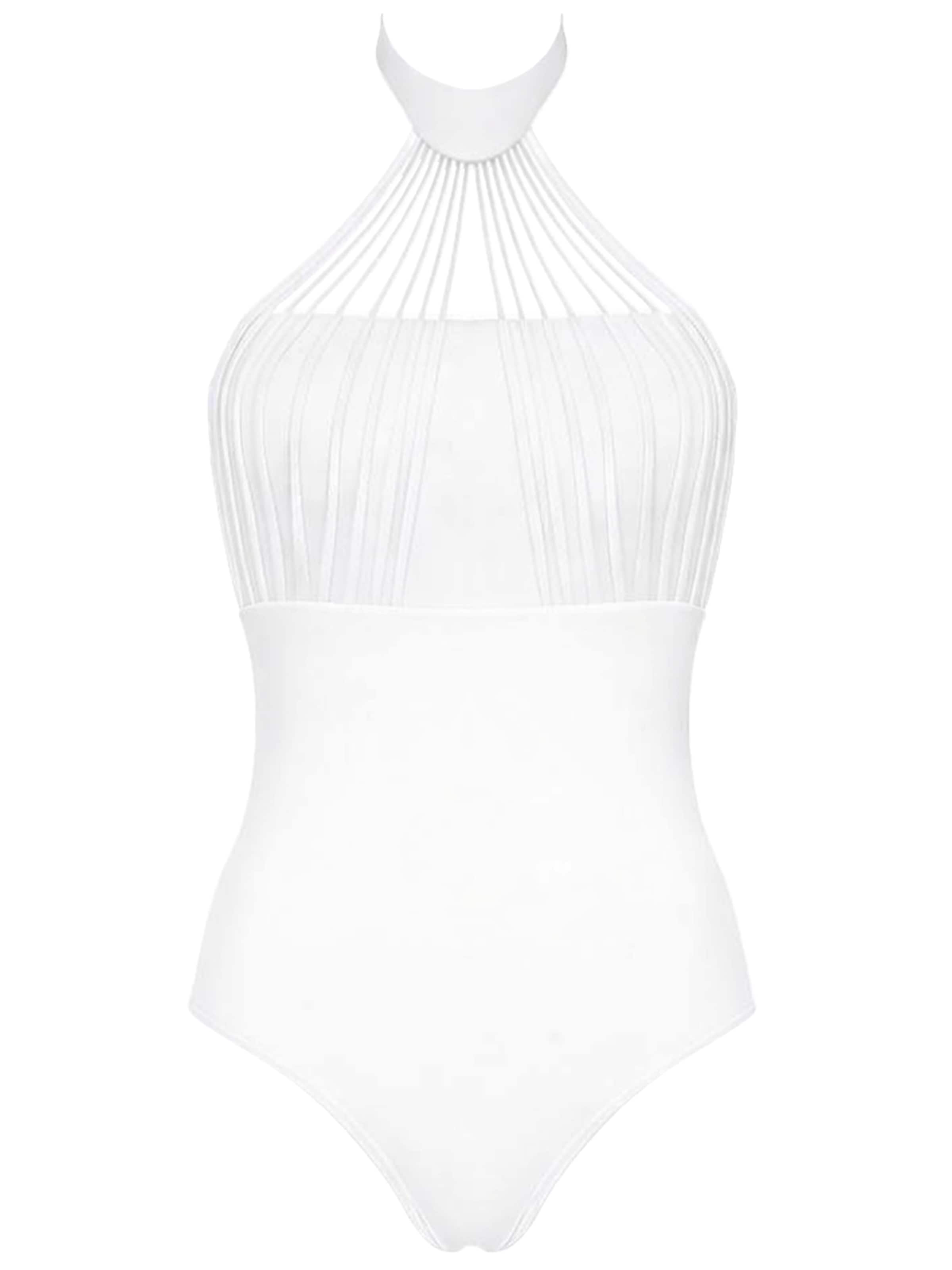 

SEA ME SWIM Купальник с высоким горлом 'MYKONOS' в белом цвете