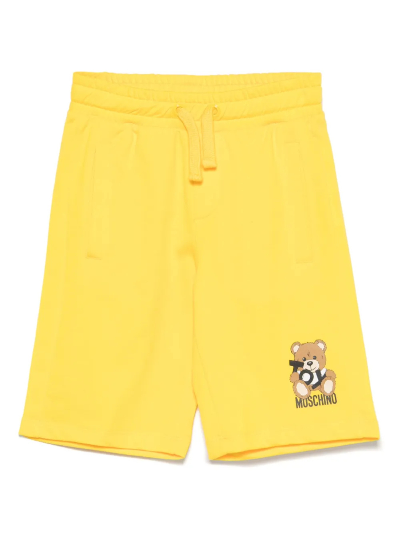 

Шорты Moschino Kids Leo Teddy с принтом, желтый