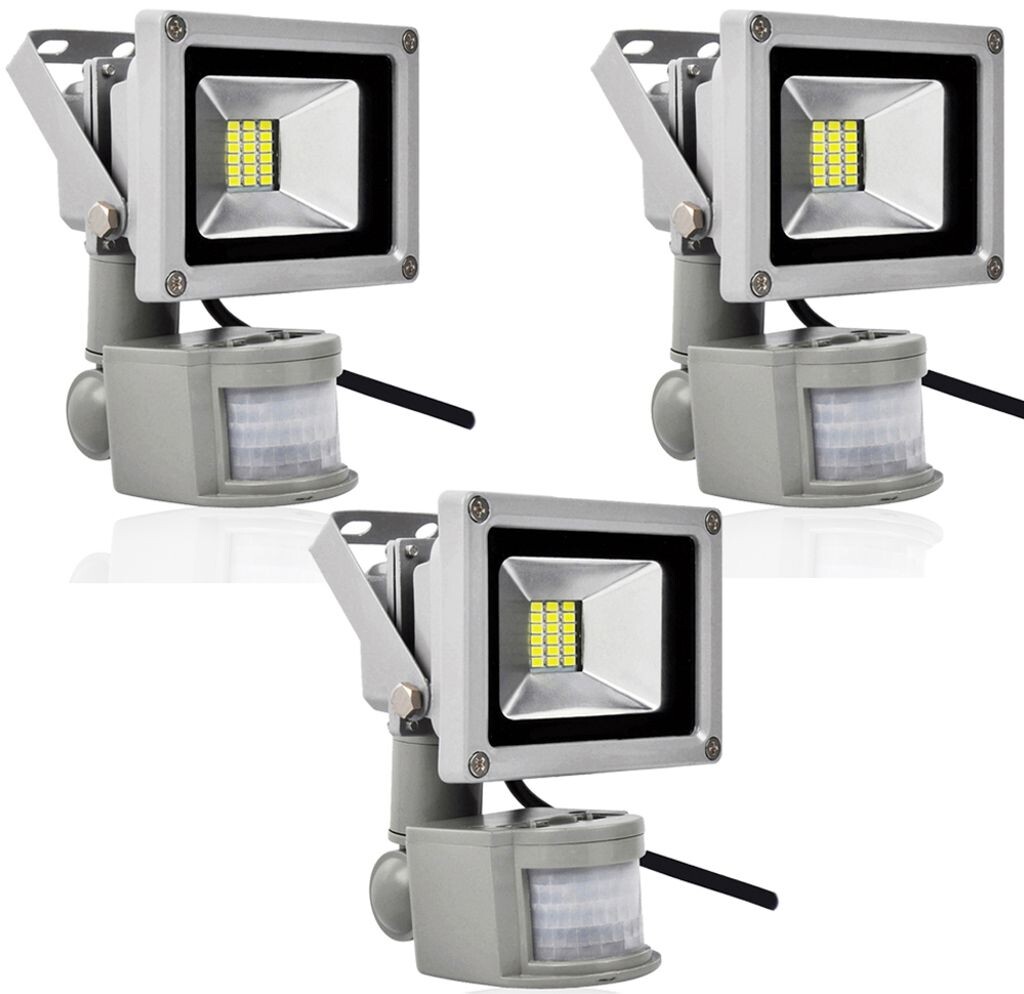 

Greenmigo 3 шт. 20 Вт светодиодный прожектор SMD лампа + прожектор с детектором движения