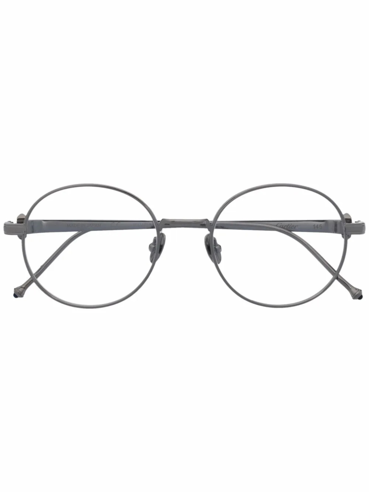 

Очки Pasha в круглой оправе Cartier Eyewear, серебряный