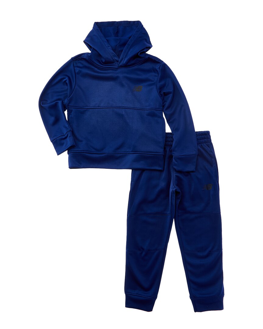 

Комплект из двух предметов из технологического флиса New Balance, синий