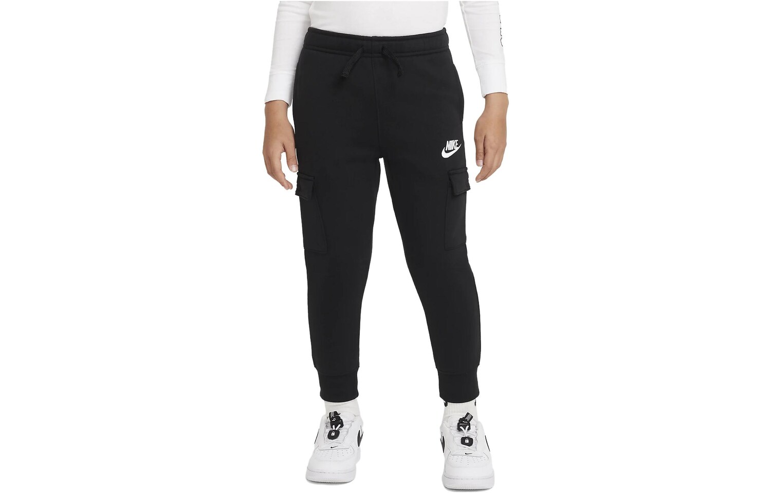 

Детские трикотажные спортивные штаны Nike, черный
