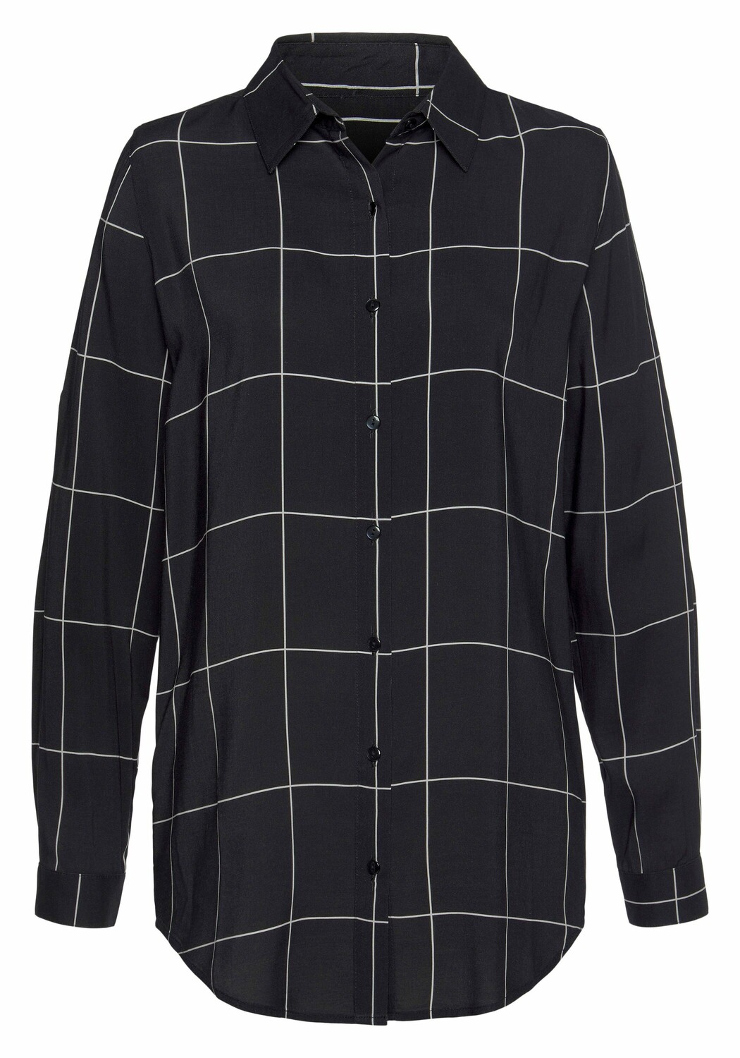 

Блуза LASCANA Hemd, черный