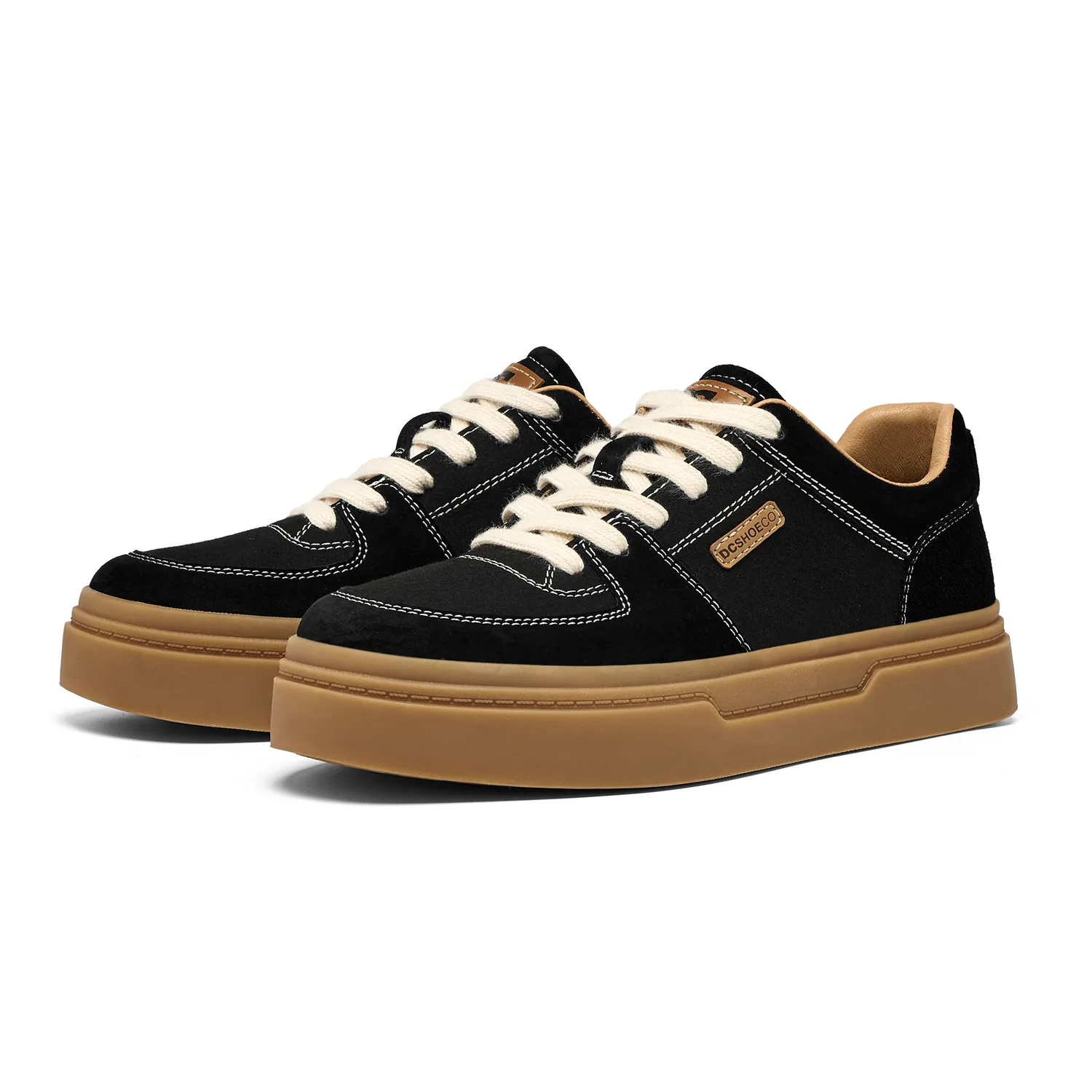 Кроссовки для скейтбординга DETX Low Top мужские DCSHOES, Dark Brown[Standard, True to Size, True to Size] — фото 3