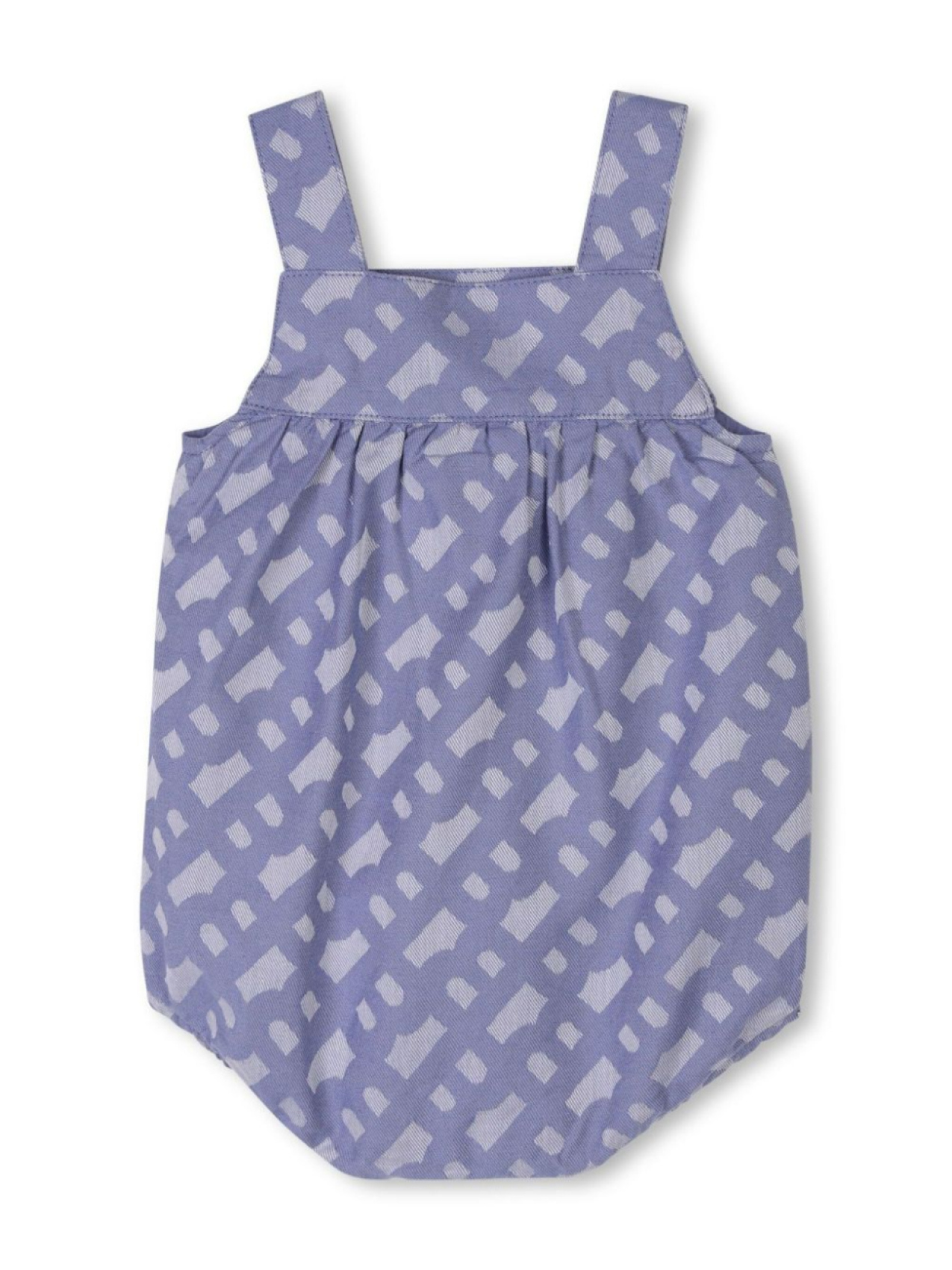 BOSS Kidswear жаккардовый комплект из шапки и блумеров, синий — фото 4