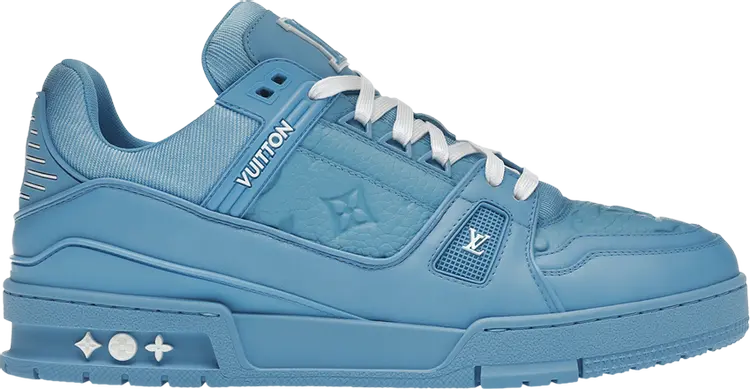 

Кроссовки Louis Vuitton Trainer 'Embossed Monogram - Blue', синий