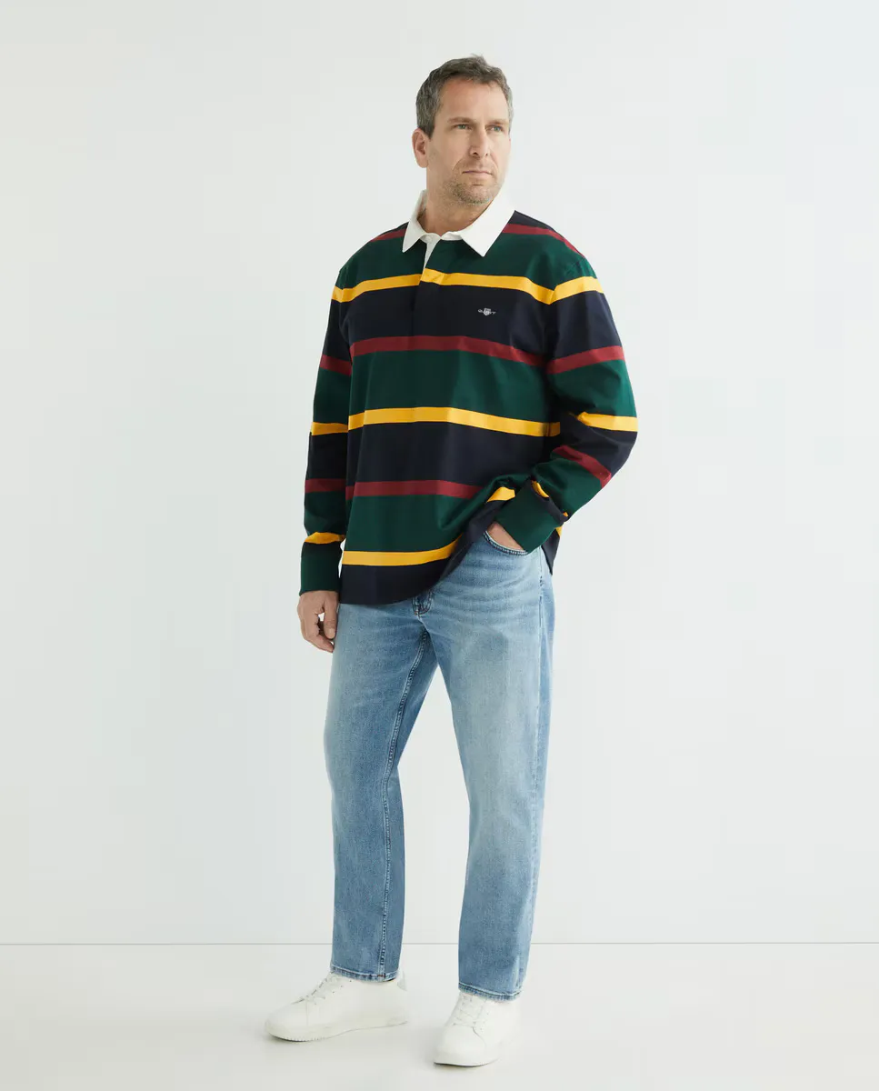 

Узкие синие мужские джинсы Gant, синий