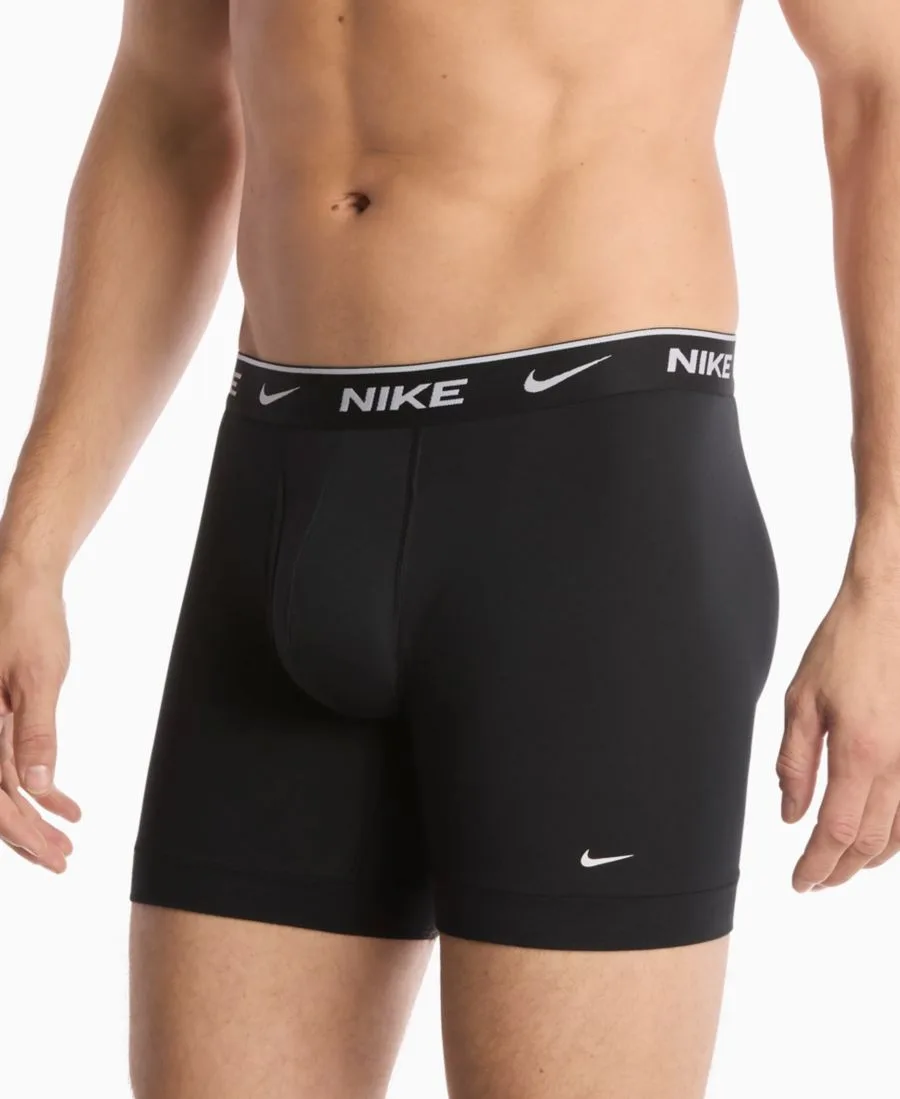 Nike Мужские боксеры Dri-FIT Essential из эластичного хлопка, комплект из 3 штук — фото 3