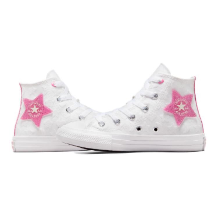 Детские парусиновые туфли Converse Chuck Taylor All Star PS, White — фото 3
