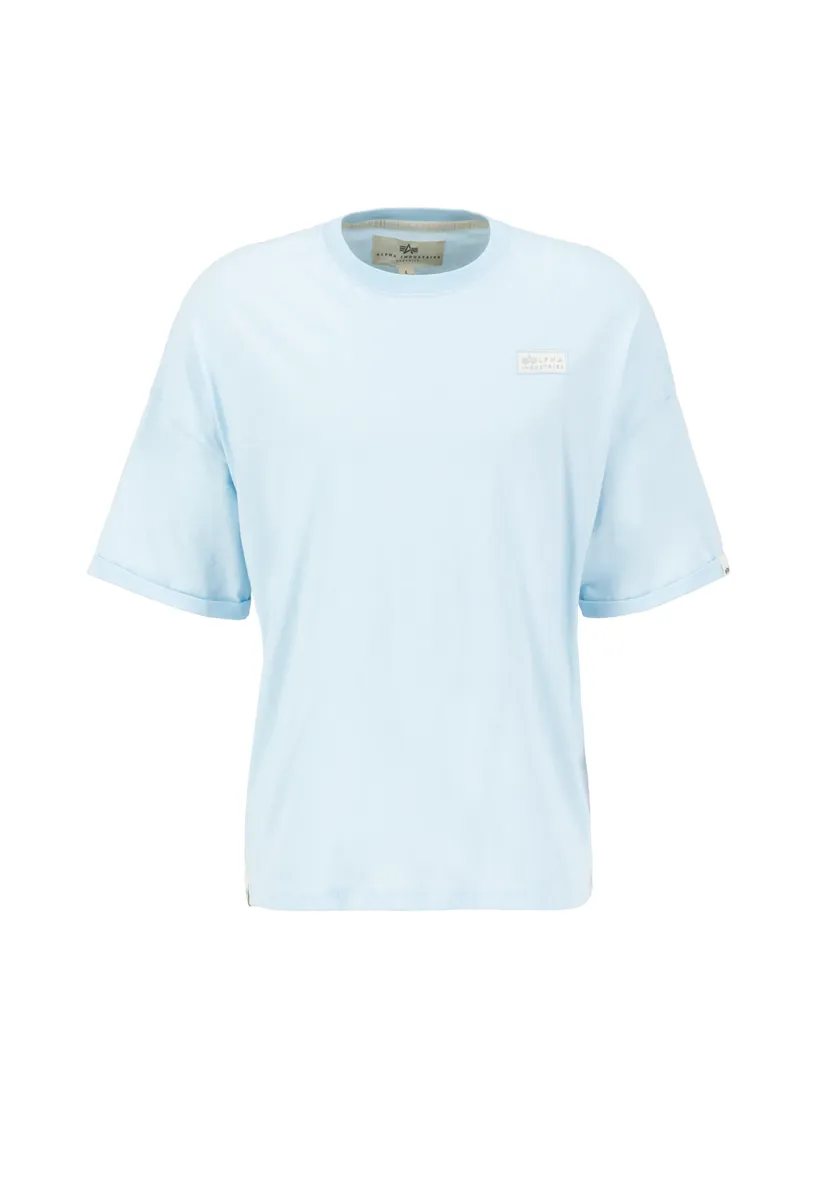 

Футболка Alpha Industries " Alpha Industries Мужчины - Футболки Organics OS Roll-Up T", цвет Organic Sky Blue