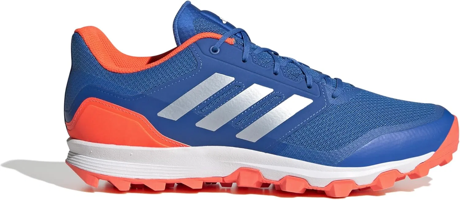 Хоккейные кроссовки Adidas Flexcloud унисекс, Bright Royal Zero Metalic Team Solar Orange — фото 3
