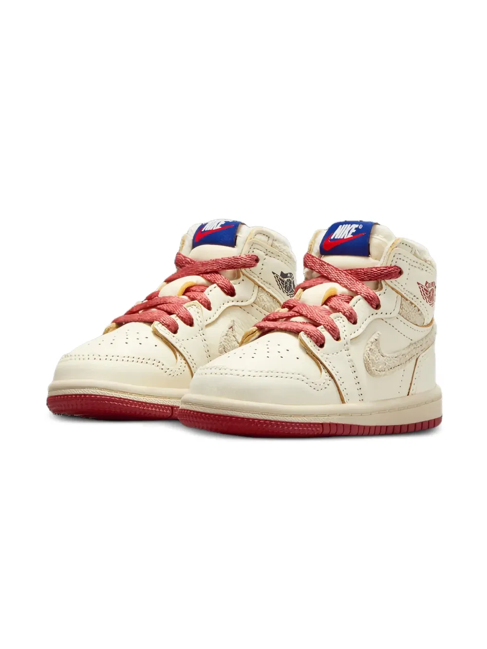 Кроссовки Air Jordan 1 "Sail/Light Bone" Jordan Kids, нейтральный