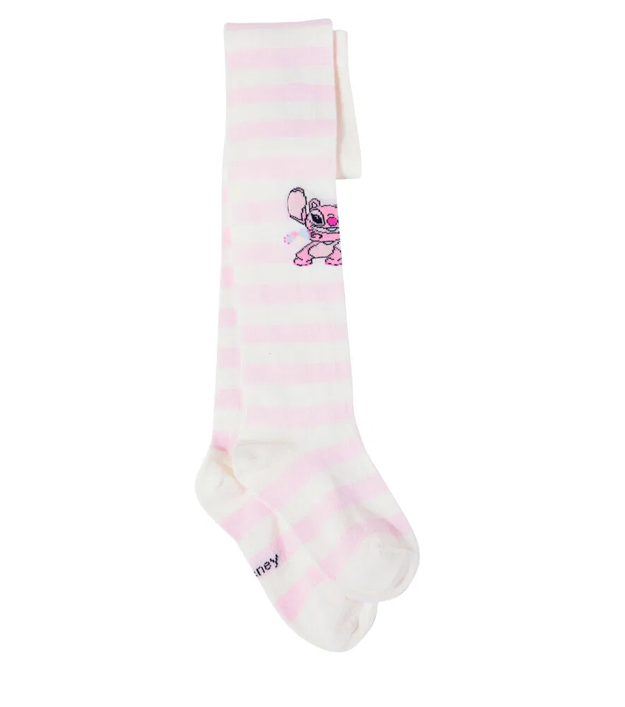 Хлопковые колготки x Disney Stitch Monnalisa, розовый
