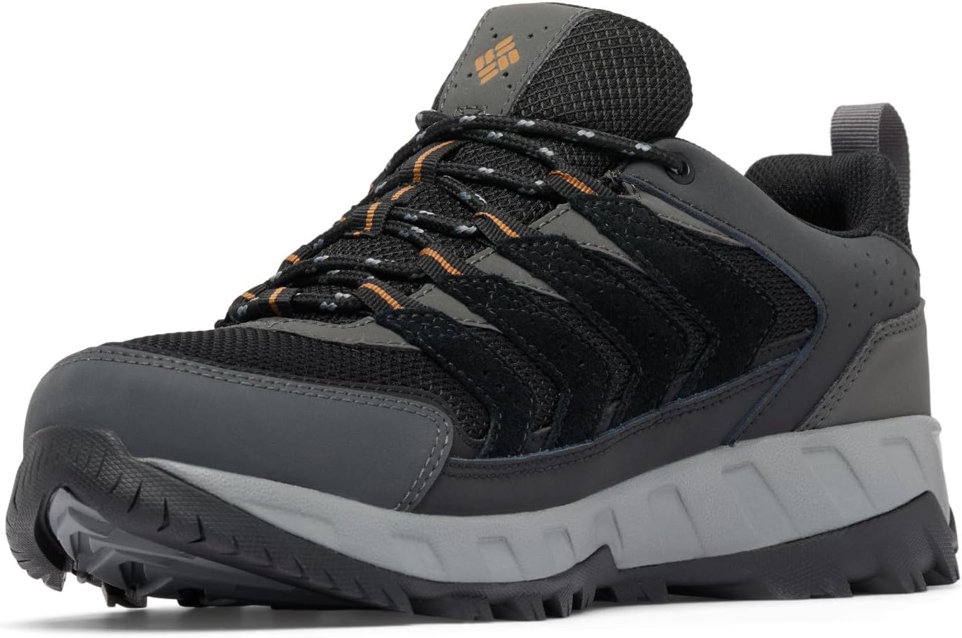 Columbia мужские Strata Trail Low Waterproof туристические ботинки, Black/Elk — фото 4
