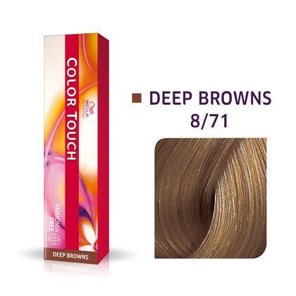 Wella Color Touch 8/71, Полуперманентная краска для волос без аммиака 8/71 60мл — фото 4