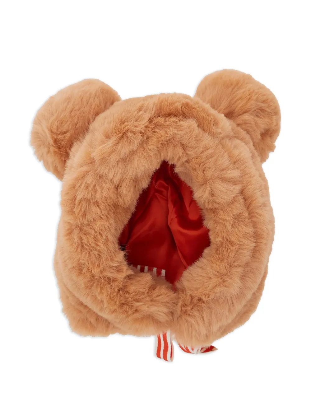 

Шляпа с полосатым бантом Mini Rodini, коричневый