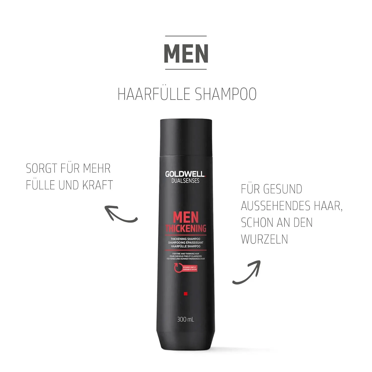 Шампунь для утолщения волос «For Men Thickening Shampoo» от Goldwell, 300 мл Goldwell — фото 2