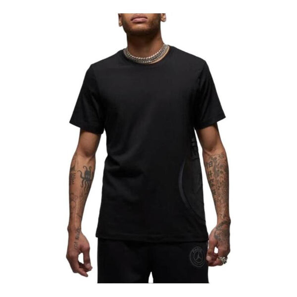 

Футболка Air Jordan Paris Saint-Germain T-Shirt 'Black', черный