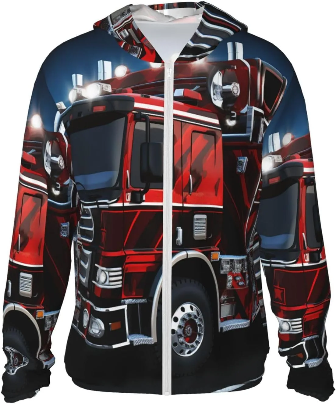 

Куртка-толстовка с защитой от солнца Red Fire and Rescue Truck UPF 50+ GFLFMXZW