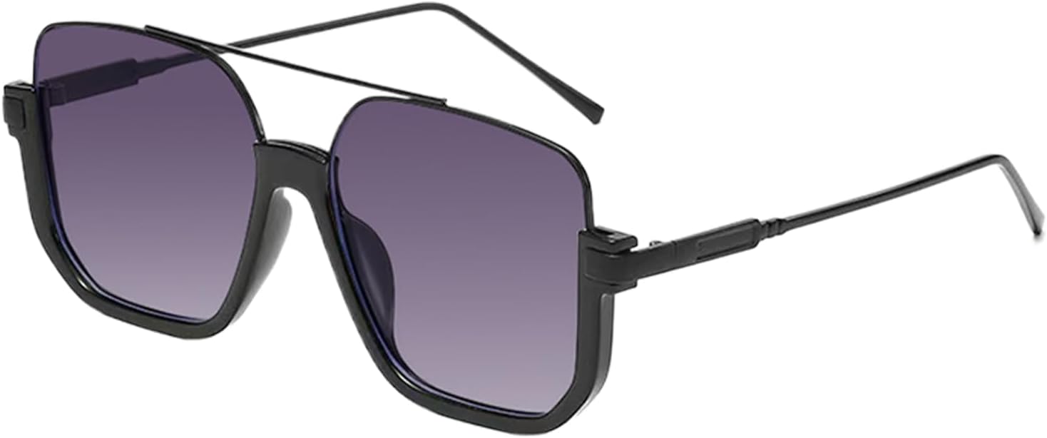 

Модные поляризованные солнцезащитные очки для женщин, винтажные солнцезащитные очки в крупной оправе в стиле ретро с защитой от УФ-излучения, стильные очки для вождения, путешествий и отдыха Generic, Gray