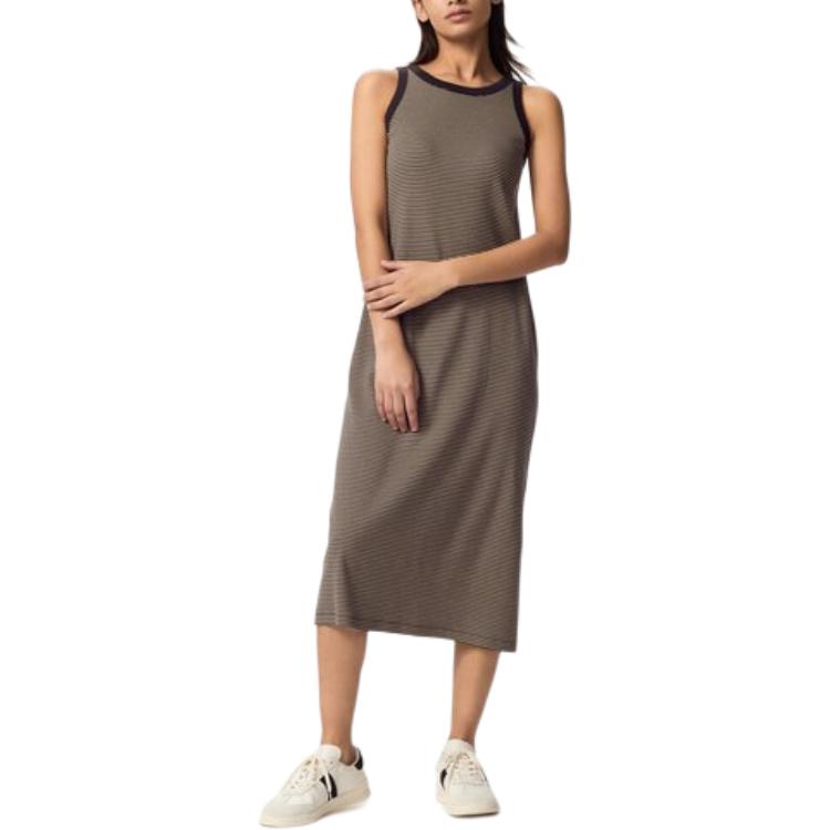 

UNIQLO Женское платье без рукавов темно-коричневое