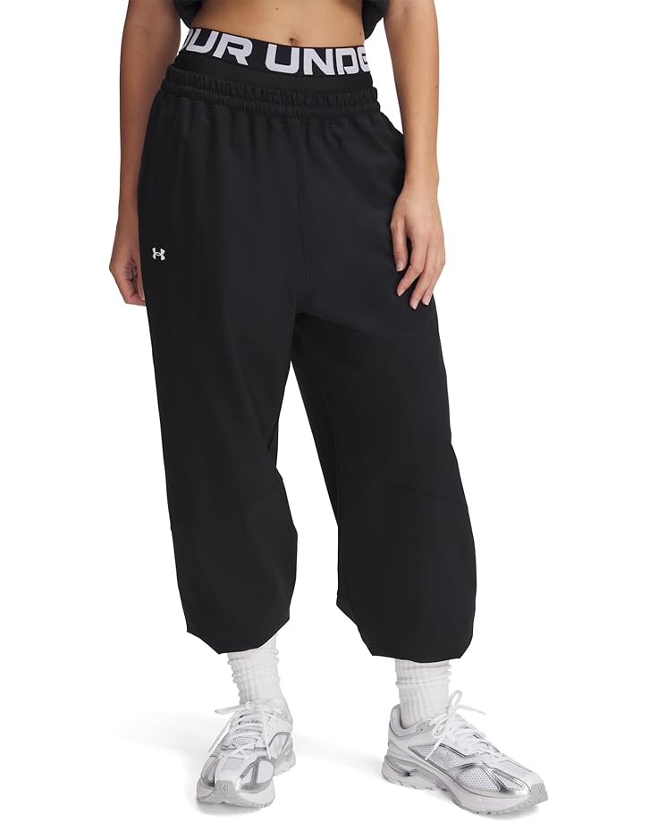 

Брюки Under Armour Rival Woven Gym Pants, цвет Black/White